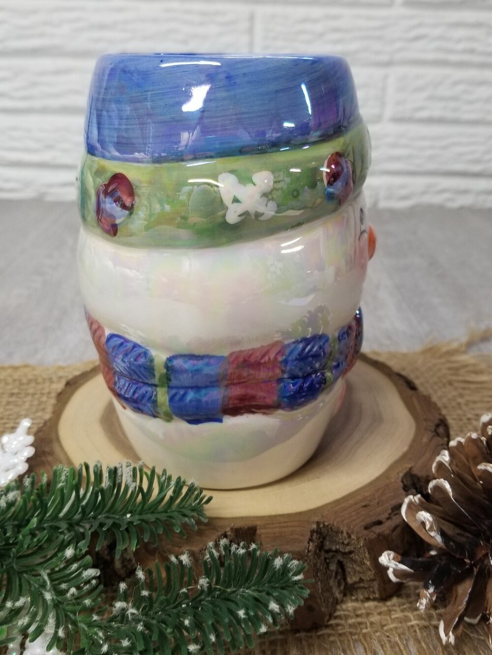 Irredecent Snowman Mug - Picture 5 of 7